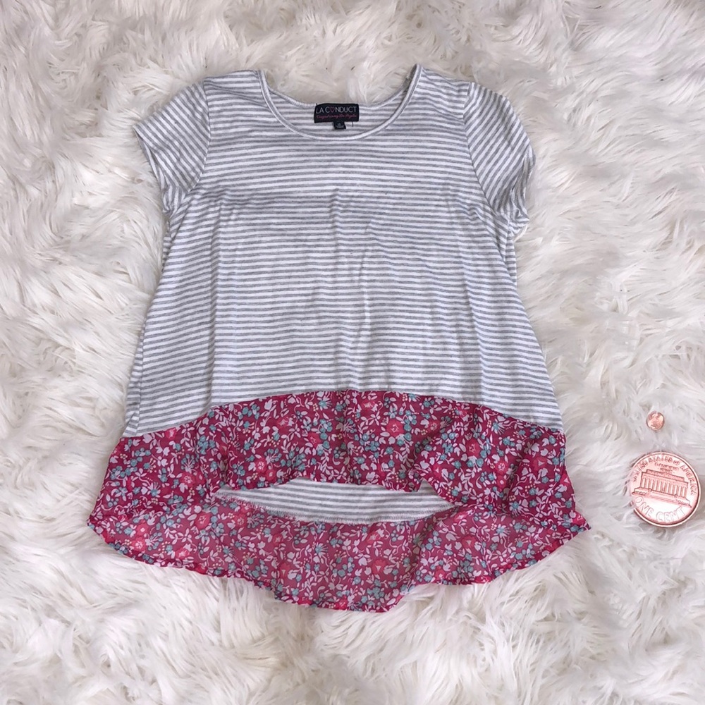 Stripped Floral Shirt